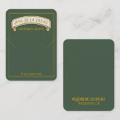 サハラナイツグリーンジュエリーディスプレイ コーリングカード (正面/裏面)