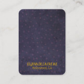 サハラナイツブルードットジュエリーディスプレイ コーリングカード (裏面)