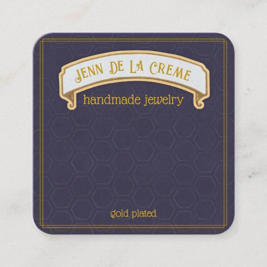 サハラナイツブルーヘキサゴンジュエリーディスプレイ コーリングカード (正面)