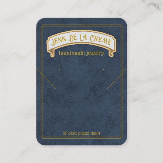 サハラナイト夕べスカイジュエリーディスプレイ コーリングカード (正面)