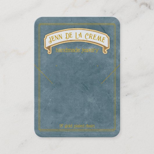 サハラナイト石板水彩ジュエリーディスプレイ コーリングカード (正面)