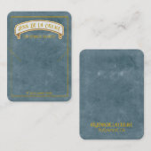 サハラナイト石板水彩ジュエリーディスプレイ コーリングカード (正面/裏面)