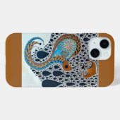 サハラパールズトリバルエキゾチック孔雀 Case-Mate iPhoneケース (裏面 (横))