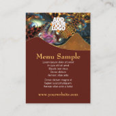 サハラヒルズフラクタルアート名刺 名刺 (裏面)