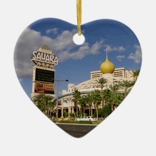サハラホテルラスベガス セラミックオーナメント (正面)
