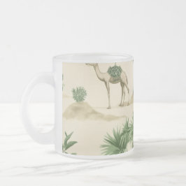 「サハララクダのガラス」 フロストグラスマグカップ