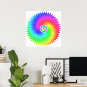 サハララザクラウンチャクラ ポスター (ホームオフィス)