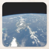 サハラ吹の砂塵は西の大西洋に入った。 スクエアペーパーコースター (正面)