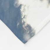 サハラ吹の砂塵は西の大西洋に入った。 フリースブランケット (角)