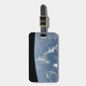 サハラ吹の砂塵は西の大西洋に入った。 ラゲッジタグ (正面縦)