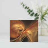 サハラ抽象芸術フラクタル ポストカード (スタンド正面)