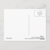 サハラ抽象芸術フラクタル ポストカード (裏面)