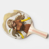 サハラ砂漠の卓球ラケット 卓球ラケット (横)
