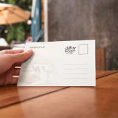 サハラ砂漠の水彩画 招待状