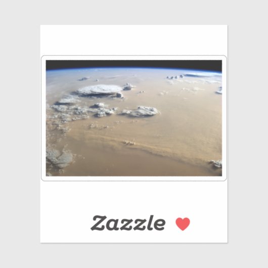 サハラ砂漠の砂海を吹き抜ける砂塵。 シール (シート)