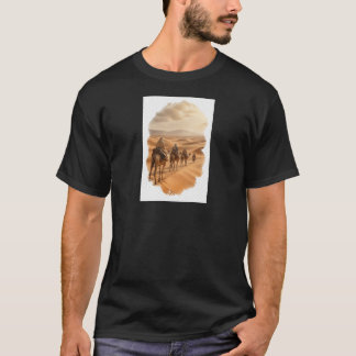 サハラ砂漠キャラバンTシャツ Tシャツ