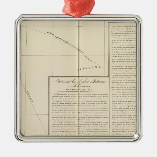 サハラ砂漠（アフリカ13） メタルオーナメント (正面)