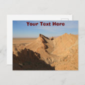サハラ砂漠、チュニジアのカスタマイズ可能はがき ポストカード (正面/裏面)
