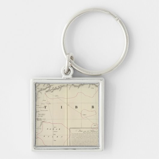 サハラ（アフリカ16） キーホルダー (正面)