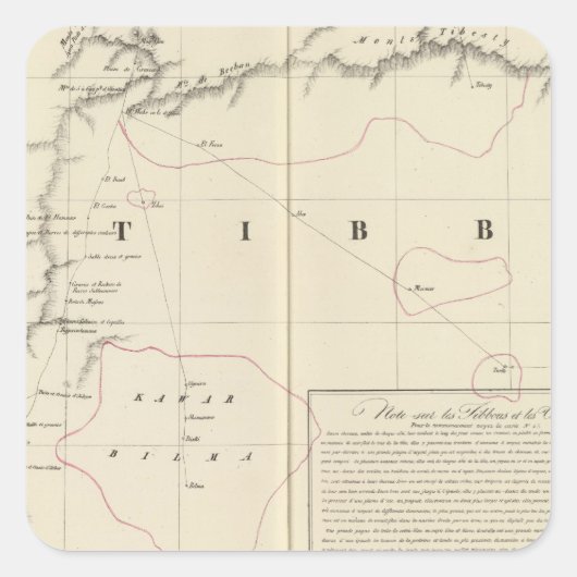 サハラ、アフリカ16 スクエアシール (正面)