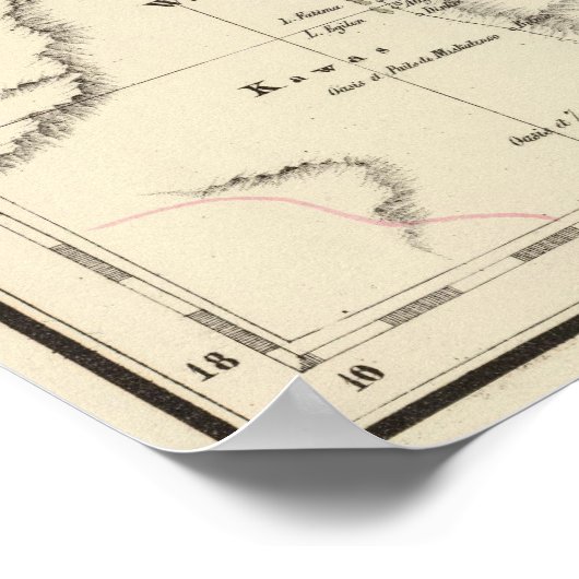 サハラ、アフリカ16 ポスター (角)