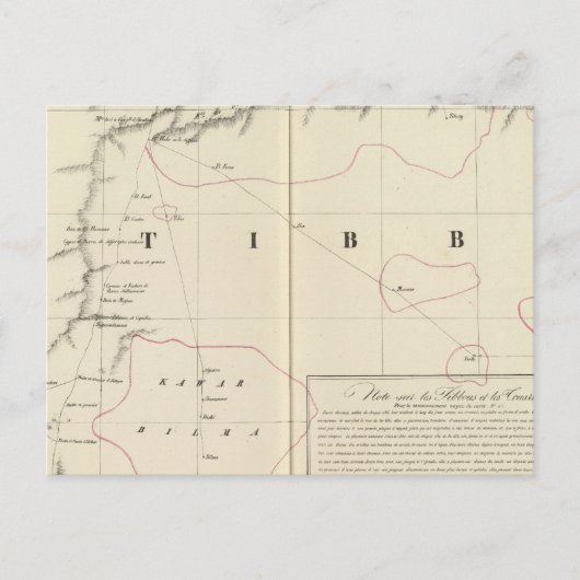 サハラ、アフリカ16 ポストカード (正面)