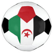 サハラ・アラブ民主共和国 フラグ サッカーボール (回転)