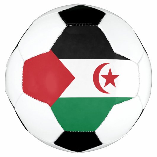 サハラ・アラブ民主共和国 フラグ サッカーボール (正面)