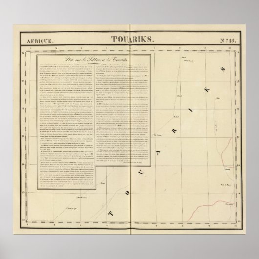 サハラ、アルジェリア、アフリカ15 ポスター (正面)