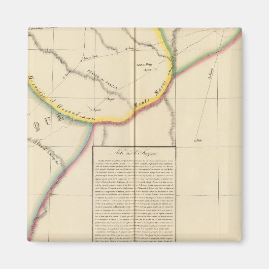 サハラ、リビア、アフリカ10 マグネット (正面)