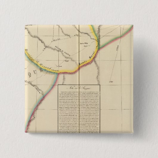 サハラ，リビア，アフリカ10 缶バッジ (正面)