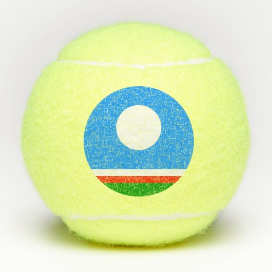 サハ共和国旗 テニスボール (正面)