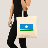 サハ共和国旗 トートバッグ (正面(商品))