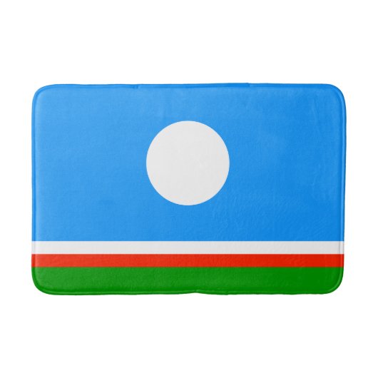 サハ共和国旗 バスマット (正面)