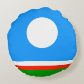 サハ共和国旗 ラウンドクッション (裏面)