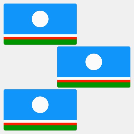 サハ共和国旗 ラベル (グループ)
