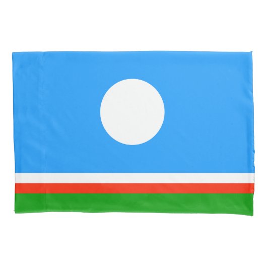 サハ共和国旗 枕カバー (正面)