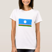 サハ共和国旗 Tシャツ (正面)