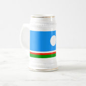 サハ旗 ビールジョッキ (正面左)