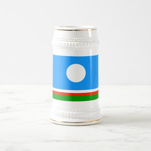 サハ旗 ビールジョッキ (中央)