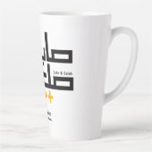 サバとサラのコンボ カフェラテマグ (右)