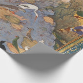 サバのハビバラによる鳥のコンコース ラッピングペーパー (角)