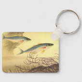 サバの魚が泳ぐ海 キーホルダー (正面)