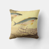 サバの魚が泳ぐ海 クッション (裏面)