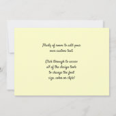 サバの魚が泳ぐ海 招待状 (裏面)