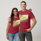 サバの魚が泳ぐ海 Tシャツ (ユニセックス)