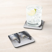 サバの魚、日の新しい捕獲物 コースター (右側)