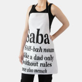 サバへブルおじいちゃん定義ユダヤ人ハヌカーGIF エプロン (インサイチュ)