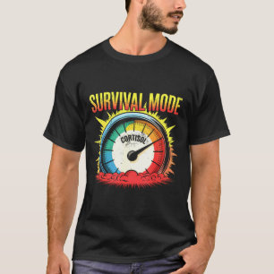 サバイバルモード コルチゾール ストレス ユーモア 高コルチゾール Tシャツ