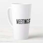 サバイバル会議 - メメパーカー カフェラテマグ (左アングル)
